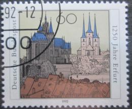 Potov znmka Nemecko 1992 Erfurt, 1250. vroie Mi# 1611 - zvi obrzok