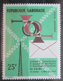 Potov znmka Gabon 1964 Kongres Africk potovn unie Mi# 208