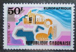 Potov znmka Gabon 1967 EUROPAFRIQUE Mi# 282