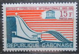 Potov znmka Gabon 1968 Vodn hospodstv Mi# 298