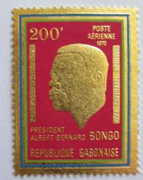 Potov znmka Gabon 1970 Prezident Bongo Mi# 372