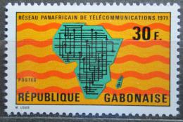 Poštová známka Gabon 1971 Africká telekomunikaèní sí� Mi# 424