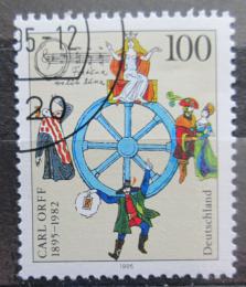 Poštová známka Nemecko 1995 Carl Orff, skladatel Mi# 1806