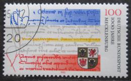 Poštová známka Nemecko 1995 Mecklenburg milénium Mi# 1782