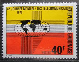 Potov znmka Gabon 1972 Svtov den telekomunikace Mi# 477