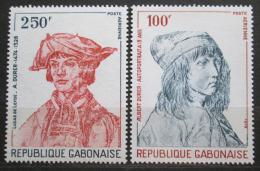 Poštové známky Gabon 1978 Umenie, Albrecht Dürer Mi# 679-80