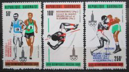 Poštové známky Gabon 1980 LOH Moskva pretlaè Mi# 746-48