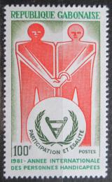 Poštová známka Gabon 1981 Medzinárodný rok postižených Mi# 799
