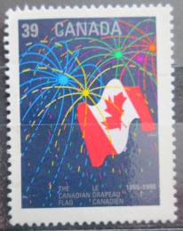 Poštová známka Kanada 1990 Štátna vlajka Mi# 1186