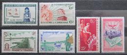 Poštové známky Kambodža 1960 Rùzné motivy Mi# 106-11 Kat 12€