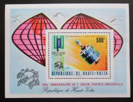 Poštová známka Horná Volta 1974 UPU, 100. výroèie pretlaè Mi# Block 28