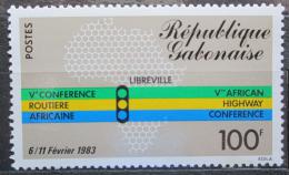 Poštová známka Gabon 1983 Dopravní konference Mi# 847