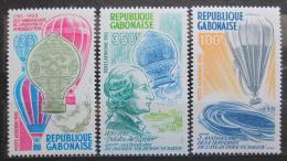 Poštové známky Gabon 1983 História letectvo Mi# 867-69 Kat 6.50€
