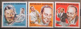 Poštové známky Gabon 1984 Hudebníci Mi# 907-09 Kat 8€