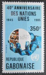 Poštová známka Gabon 1985 OSN, 40. výroèie Mi# 945 Kat 4.20€