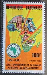 Poštová známka Gabon 1989 Africká rozvojová banka Mi# 1044