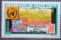 Poštová známka Horná Volta 1963 Svìtový den meteorologie Mi# 116