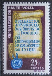 Poštová známka Horná Volta 1963 Deklarace lidských práv, 15. výroèie Mi# 140