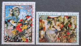 Poštové známky Èad 1970 Umenie, Iba N Diaye Mi# 321-22 Kat 10€