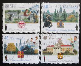 Poštové známky Kanada 2002 Univerzity Mi# 2041,2043-44,2053