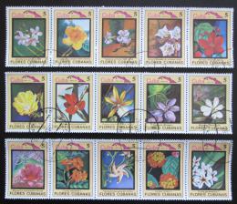 Potov znmky Kuba 1983 Kvety Mi# 2778-92 - zvi obrzok