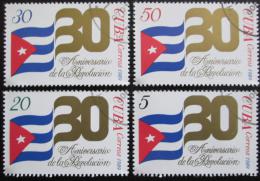 Potov znmky Kuba 1989 Vro revolcia Mi# 3253-56 - zvi obrzok