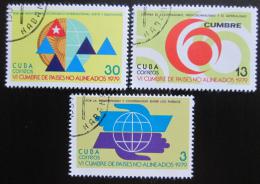 Potov znmky Kuba 1979 Konference svobodnch stt Mi# 2391-93 - zvi obrzok