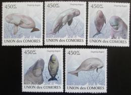 Poštové známky Komory 2009 Dugong Mi# 2440-44 Kat 10€