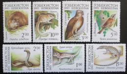 Poštové známky Uzbekistan 1993 Fauna Mi# 7-13
