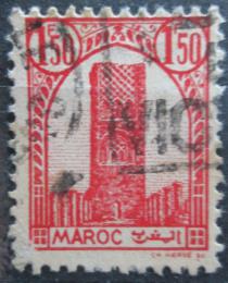 Poštová známka Francúzské Maroko 1943 Hassanova vìž Mi# 197