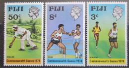 Poštové známky Fidži 1974 Športovní hry Mi# 314-16