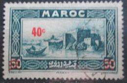 Poštová známka Francúzské Maroko 1939 Pevnost v Rabatu pretlaè Mi# 138