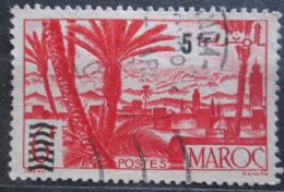 Poštová známka Francúzské Maroko 1951 Marrákeš pretlaè Mi# 324
