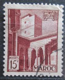 Poštová známka Francúzské Maroko 1951 Architektúra, Rabat Mi# 305