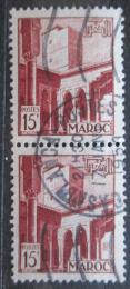 Poštovní známky Francouzské Maroko 1951 Architektura, Rabat pár Mi# 305