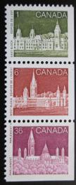 Poštové známky Kanada 1987 Parlament Mi# 1027-29