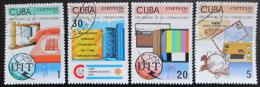 Potov znmky Kuba 1983 Svtov rok komunikace Mi# 2772-73,2775-76 - zvi obrzok