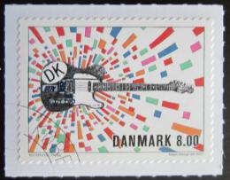 Poštová známka Dánsko 2013 Rocková kytara Mi# 1745