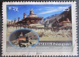 Poštová známka Nepál 2011 Kláštor Yetser Jangchubling Mi# 1036