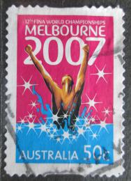 Poštová známka Austrália 2007 MS v plavání Mii# 2782