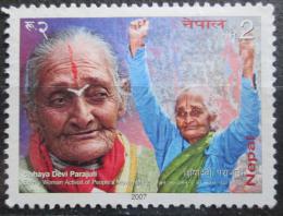 Potov znmka Nepl 2007 Chhaya Devi Parajuli, politika Mi# 939 - zvi obrzok