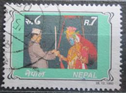 Potov znmka Nepl 1992 Kr Birendra Mi# 534 - zvi obrzok