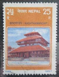 Potov znmka Nepl 1987 Kashthamandap Temple Mi# 482 - zvi obrzok