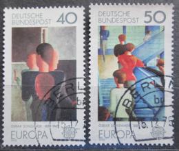 Poštové známky Nemecko 1975 Európa CEPT, umenie Mi# 840-41