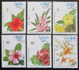 Potov znmky Kuba 1977 Kvety Mi# 2217-22 - zvi obrzok