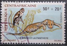 Potov znmka SAR 1971 Opice a leopard Mi# 229 Kat 15