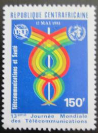 Poštová známka SAR 1981 Svìtový den telekomunikace Mi# 735