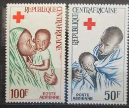 Poštové známky SAR 1965 Èervený kríž Mi# 96-97