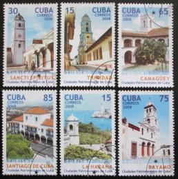 Potov znmky Kuba 2008 Historick msta Mi# 5071-76