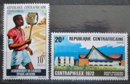 Poštové známky SAR 1972 Výstava CENTRAPHILEX Mi# 278-79